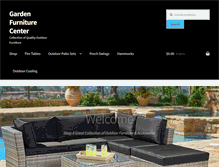 Tablet Screenshot of gardenfurniturecenter.net
